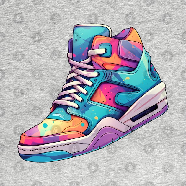 90s Retro Sneakers #1 by Chromatic Fusion Studio